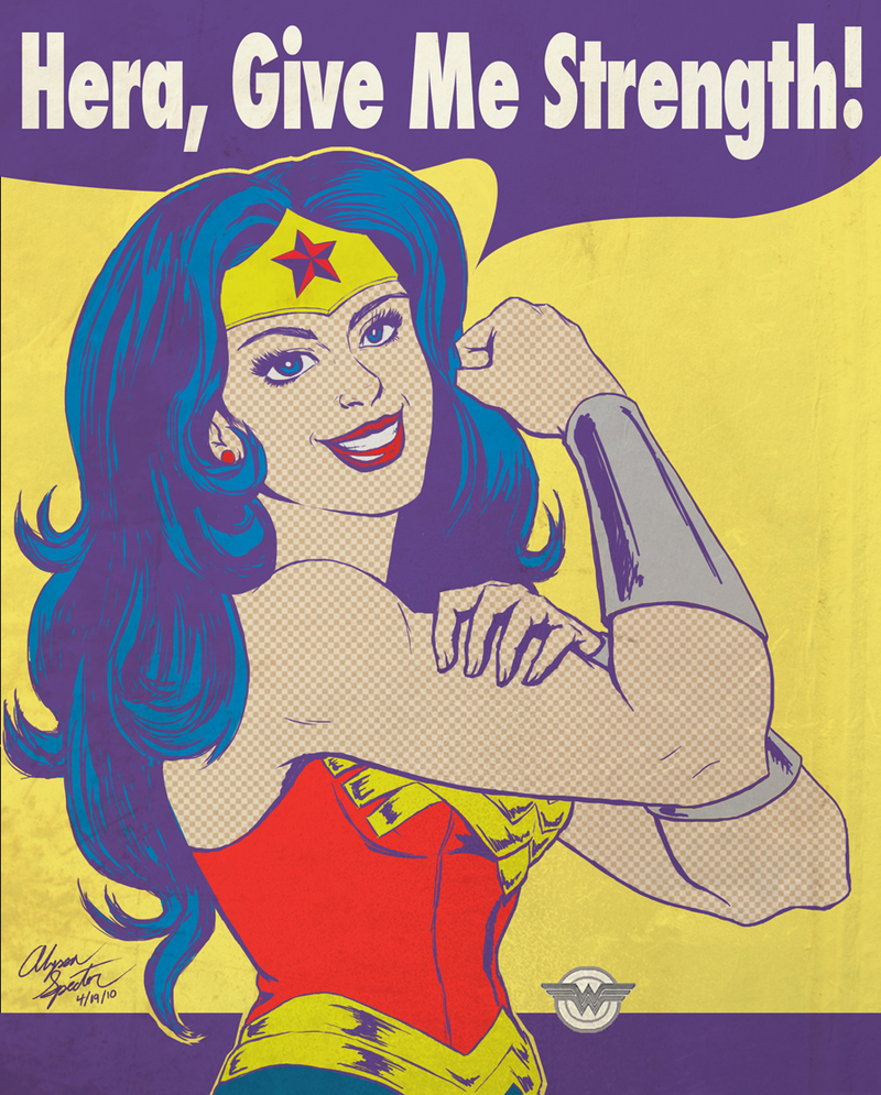 Illustration for article titled Scifi and fantasy ladies pose as Rosie the Riveter for Labor Day